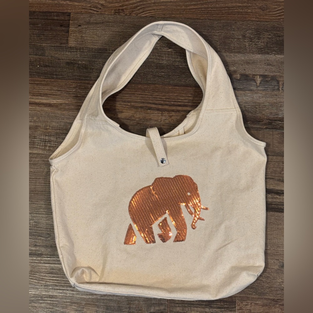 Banana Republic‎ Elephant Canvas Tote Bag